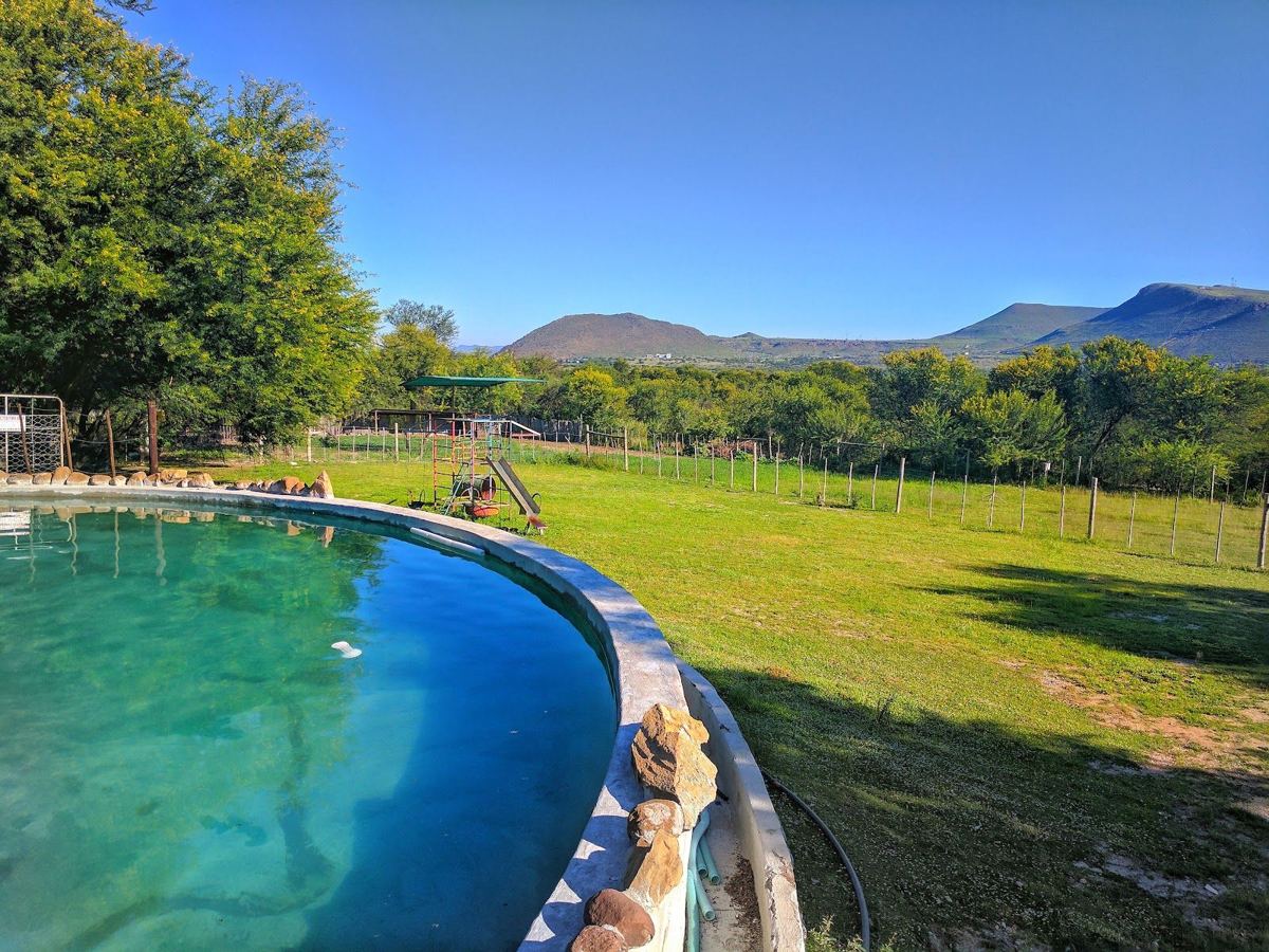 Pool and mountain view